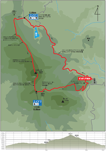 12kmのコースマップ