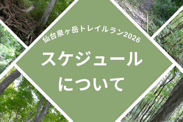 大会スケジュールについて